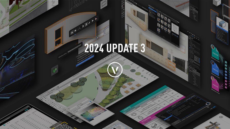 Vectorworks Announces Third Update to 2024 Software for Lighting